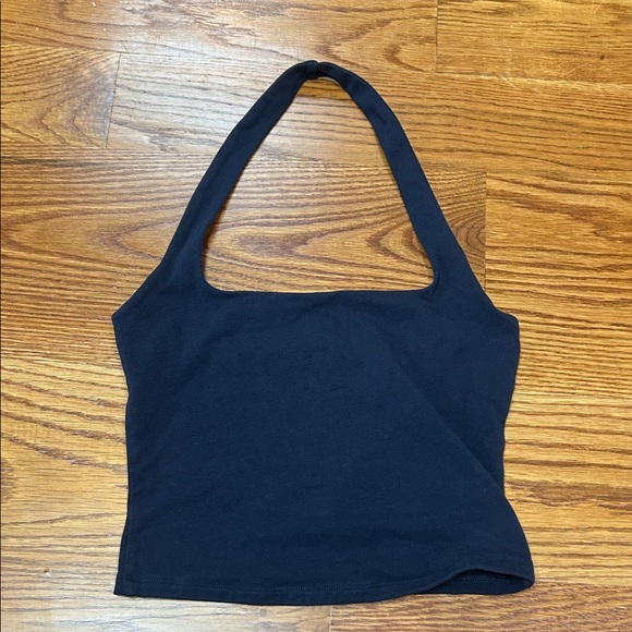 Classic navy Halter Top from garage WORN ONCE - Picture 1 of 1